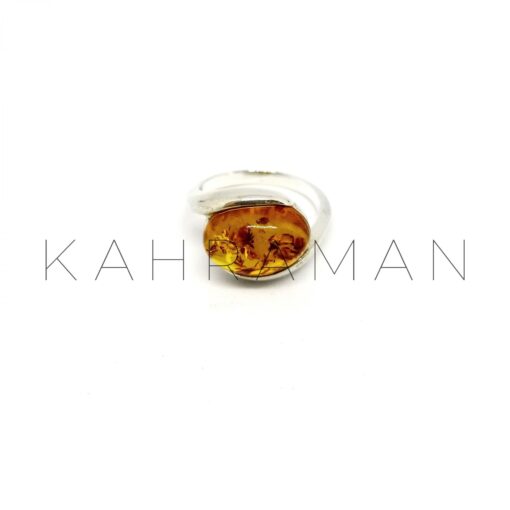 Silver Pure Amber Ring BA0008