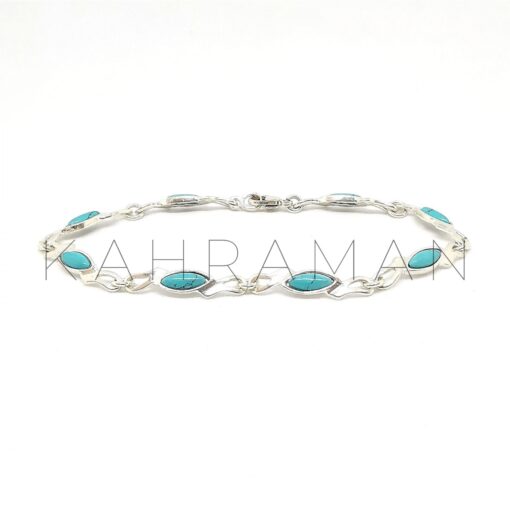 Silver Turquoise Bracelet BB0131