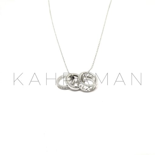 Rhodium-Plated Silver Necklace BC0111