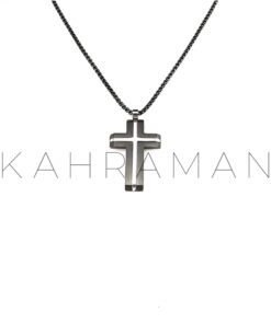 Men's cross made of stainless steel BF0021