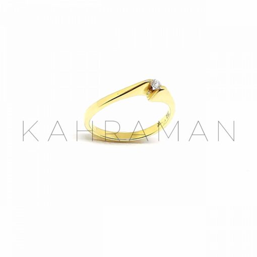 Gold Diamond Ring BA0129