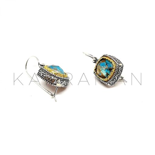 Handmade Turquoise Silver Earrings BD0053