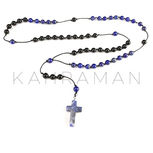 Men’s Lapis Lazuli & 
Onyx Rosary BG0033