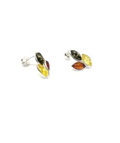 Sterling Silver Amber Earrings  BD0092