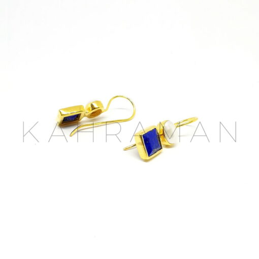 Handmade lapis lazuli earrings BD0114