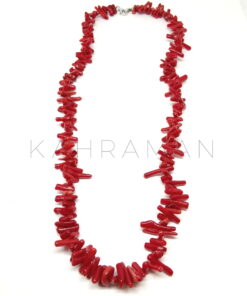 Handmade necklace made of authentic coral BC0177