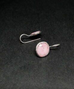 Σκουλαρίκια με ροζ οπάλιο BD0177